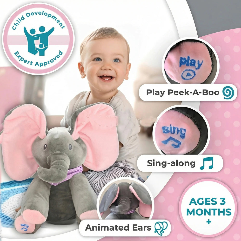 Musical Elephant Plush Toy
