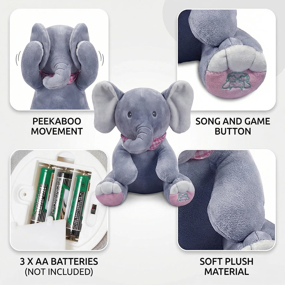 Musical Elephant Plush Toy